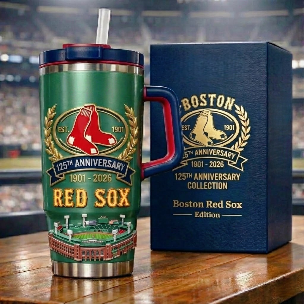 Boston Red Sox 125th Anniversary Pinnacle: The "Fenway Green" Relief Tumbler ⚾️🏆