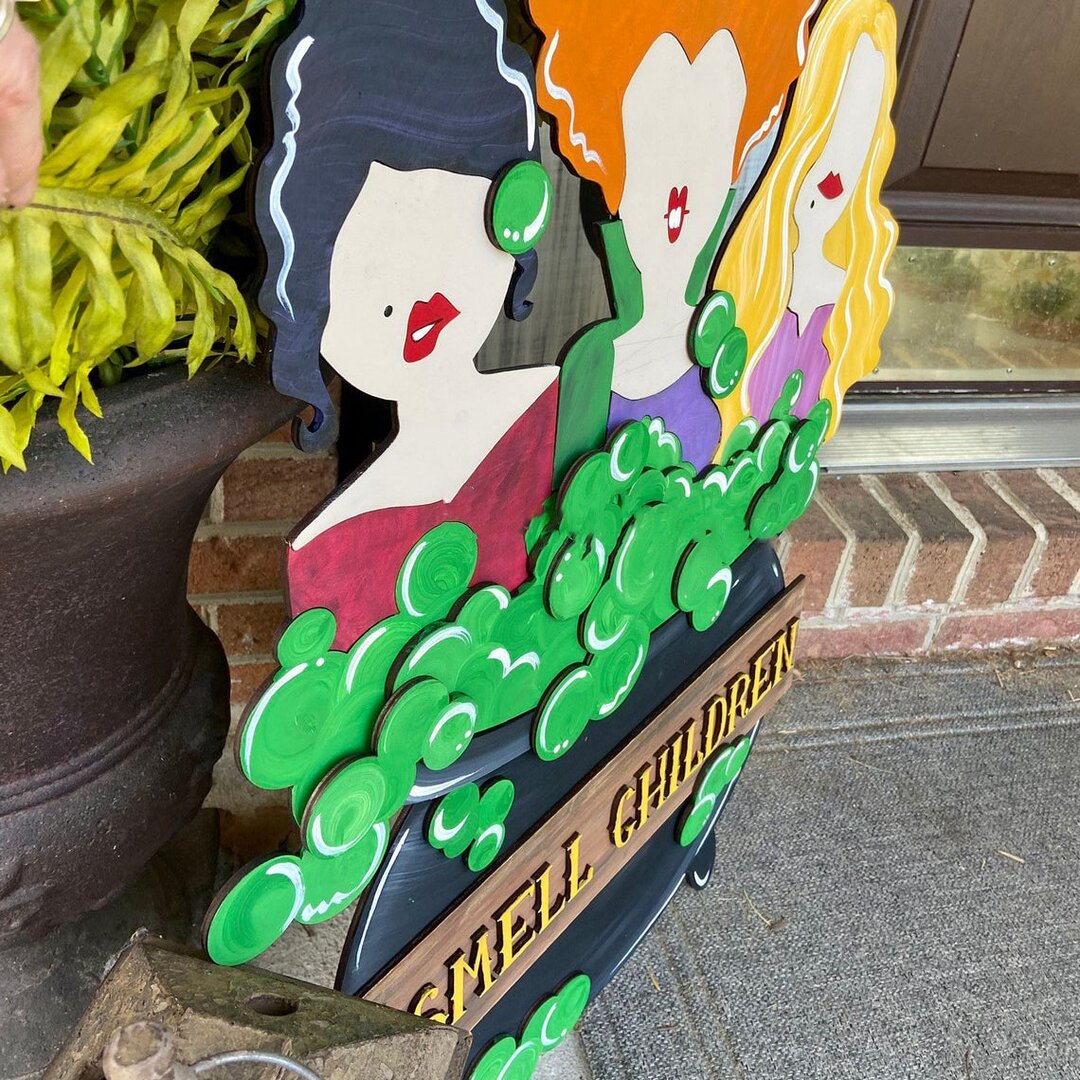 Halloween “I Smell Children” Door Hanger