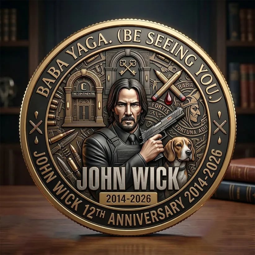 John Wick 12th Anniversary Challenge Coin
