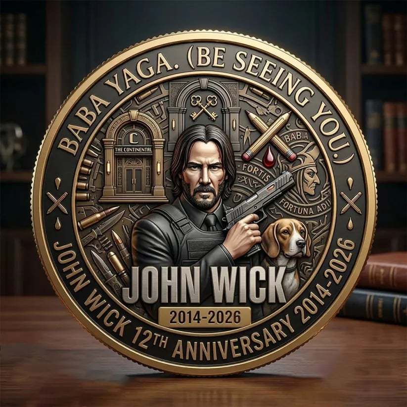 John Wick 12th Anniversary Challenge Coin