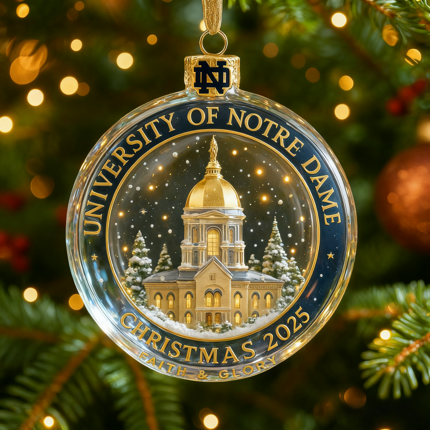 University of Notre Dame Ornament