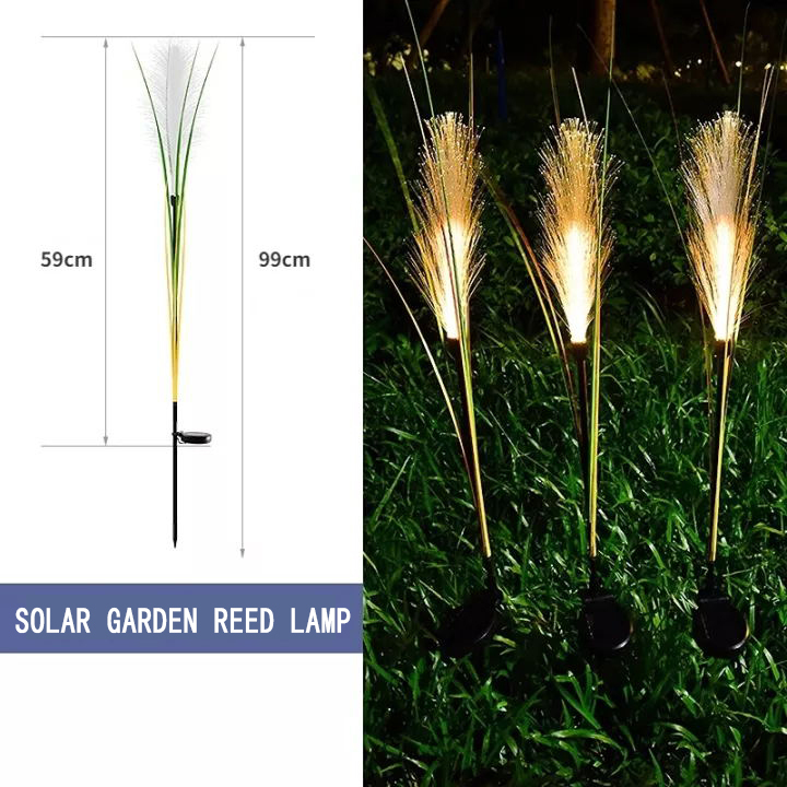 WATERPROOF SOLAR GARDEN REED LAMP