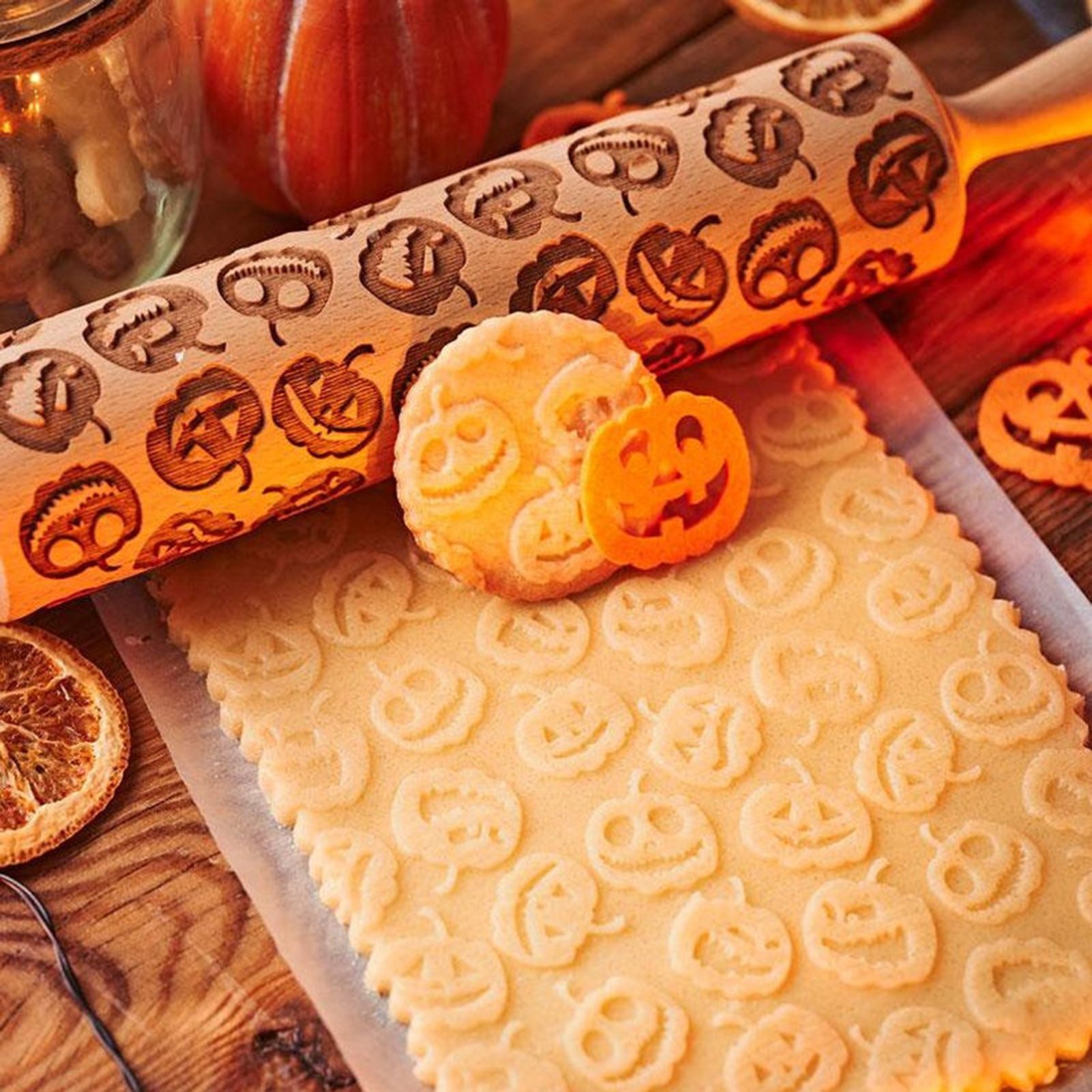 Nativity Engraved Rolling Pin