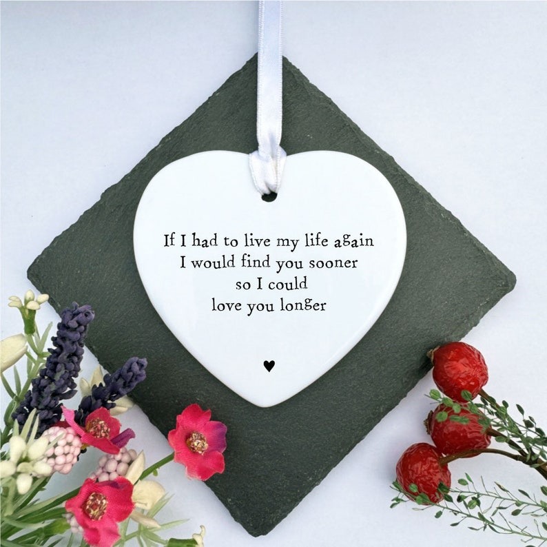 Gifts For Best Friends .Personalised Hanging Porcelain Friendship Sign