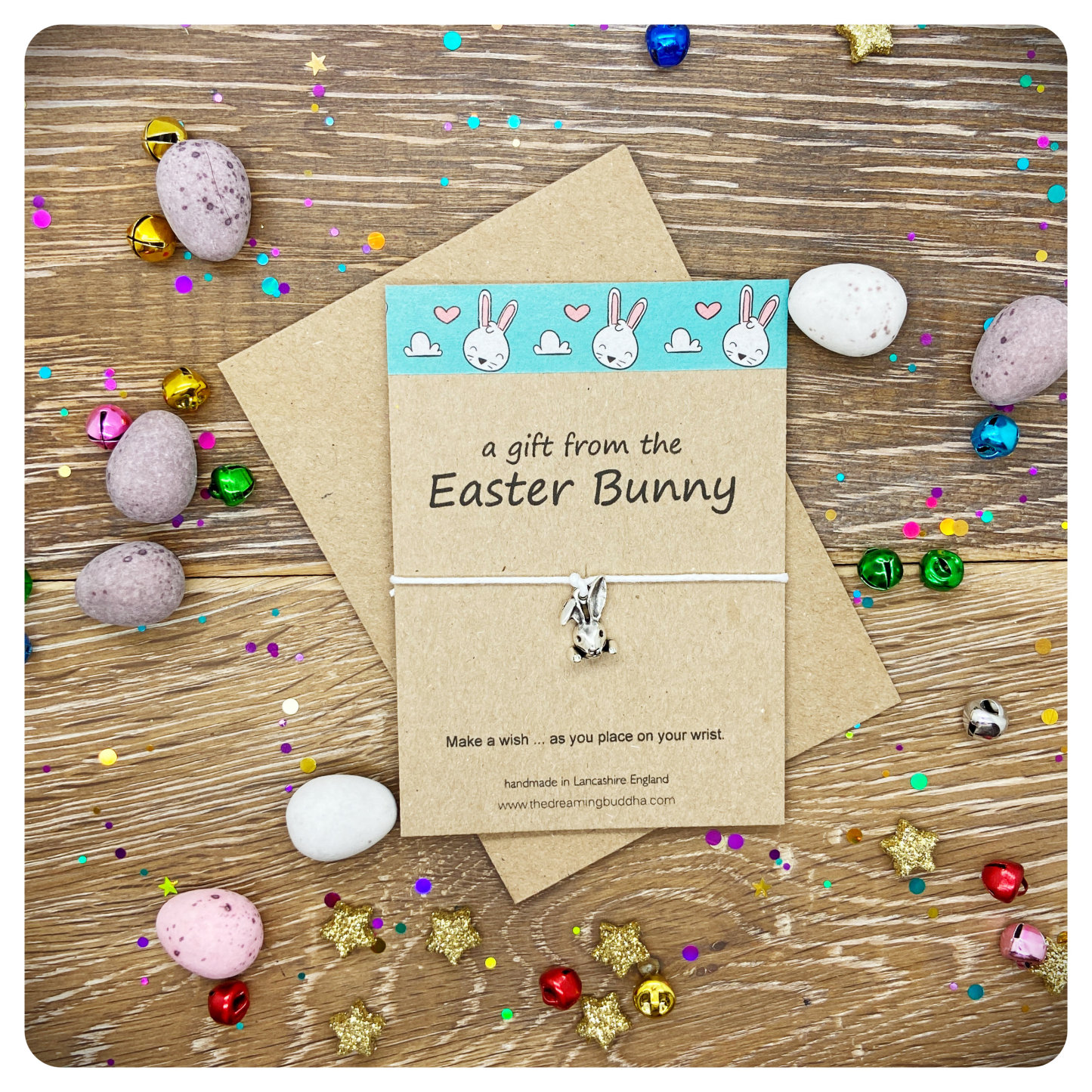 Easter Bunny Wish Bracelet Gift