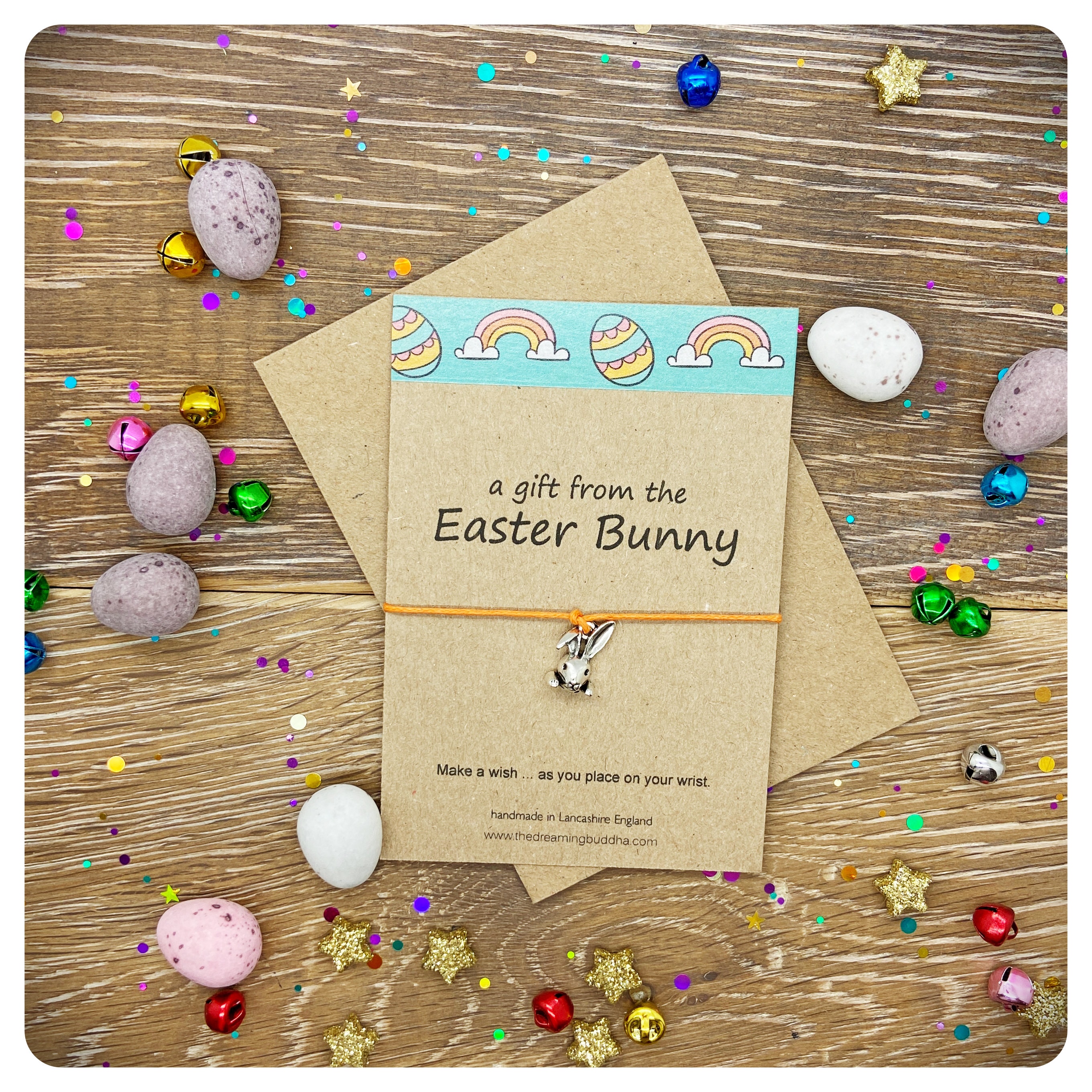 Easter Bunny Wish Bracelet Gift