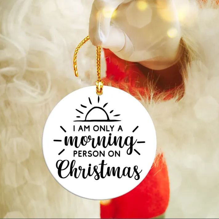 🎁🎁BESTIES CHRISTMAS ROUND ORNAMENT