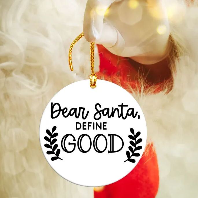 🎁🎁BESTIES CHRISTMAS ROUND ORNAMENT