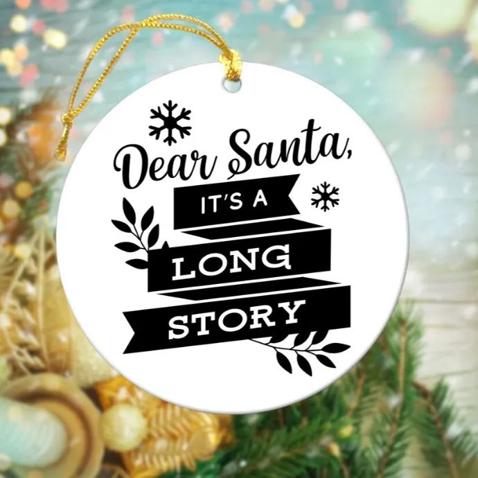 🎁🎁BESTIES CHRISTMAS ROUND ORNAMENT