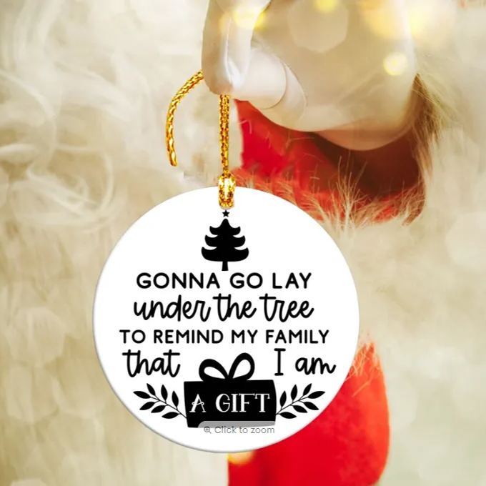 🎁🎁BESTIES CHRISTMAS ROUND ORNAMENT