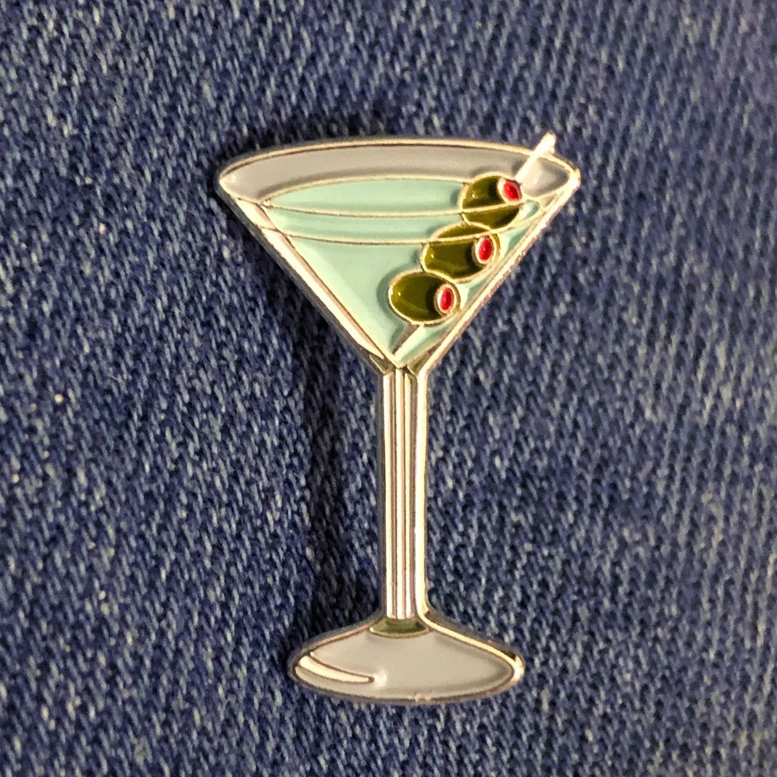Cocktail Enamel Pin