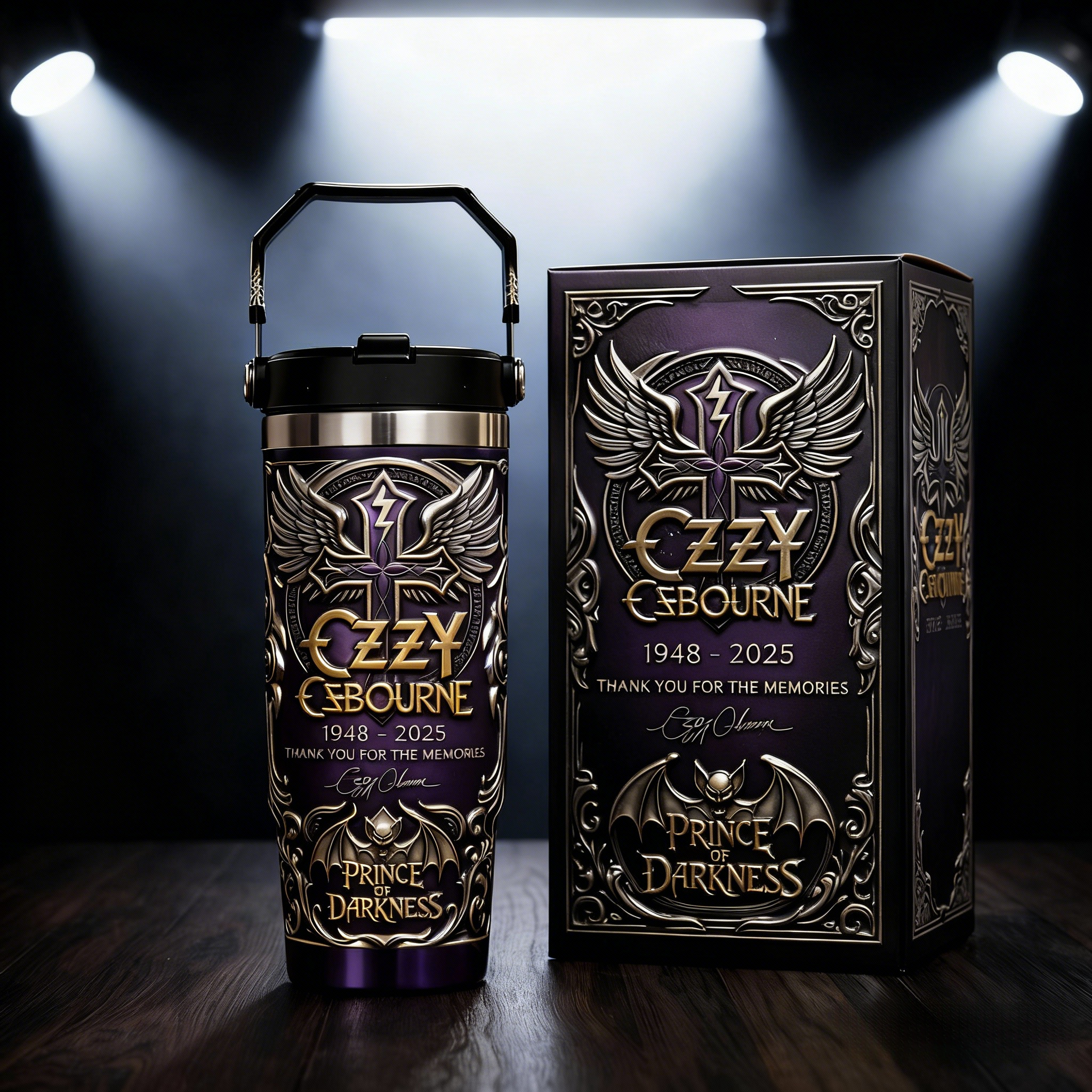 Prince of Darkness Memorial Stanley Tumbler