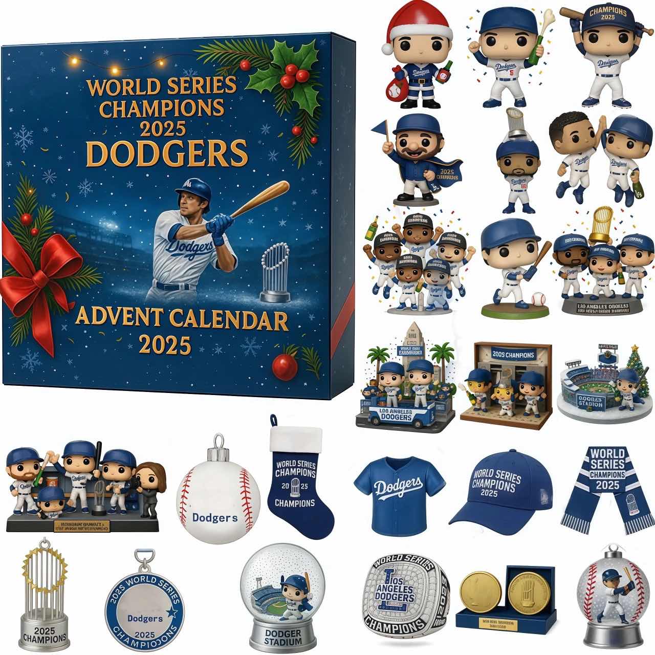 🏆 2025 World Series Champions Dodgers Advent Calendar – Limited Edition