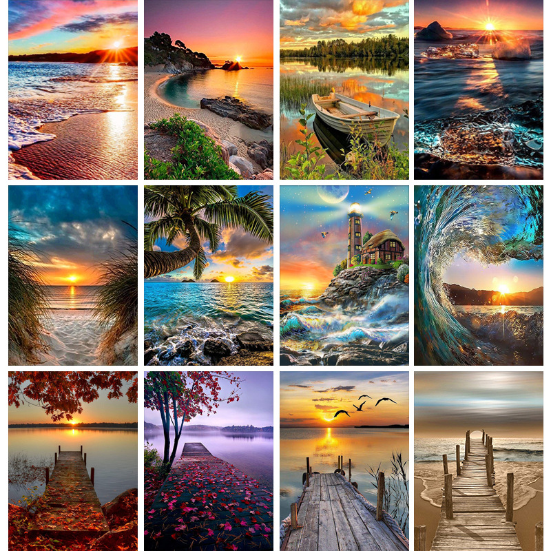 🎄Christmas Promotion🎄Digital Oil Painting Living Room Decoration