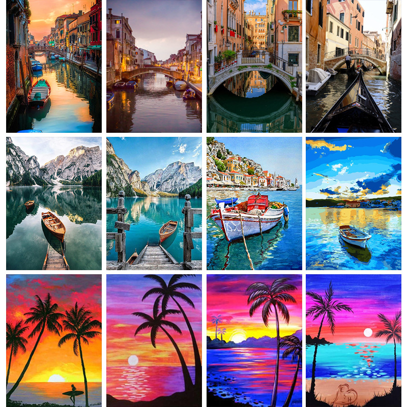 🎄Christmas Promotion🎄Digital Oil Painting Living Room Decoration