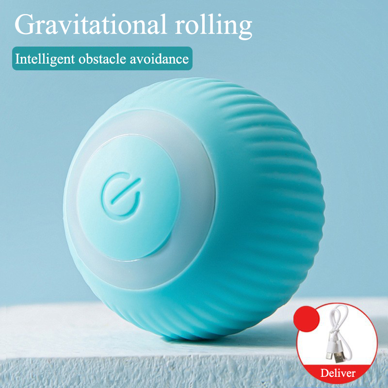 🔥50% off last day🔥Gravity Smart Rolling Ball - Rechargeable Silent Electric Pet Toy