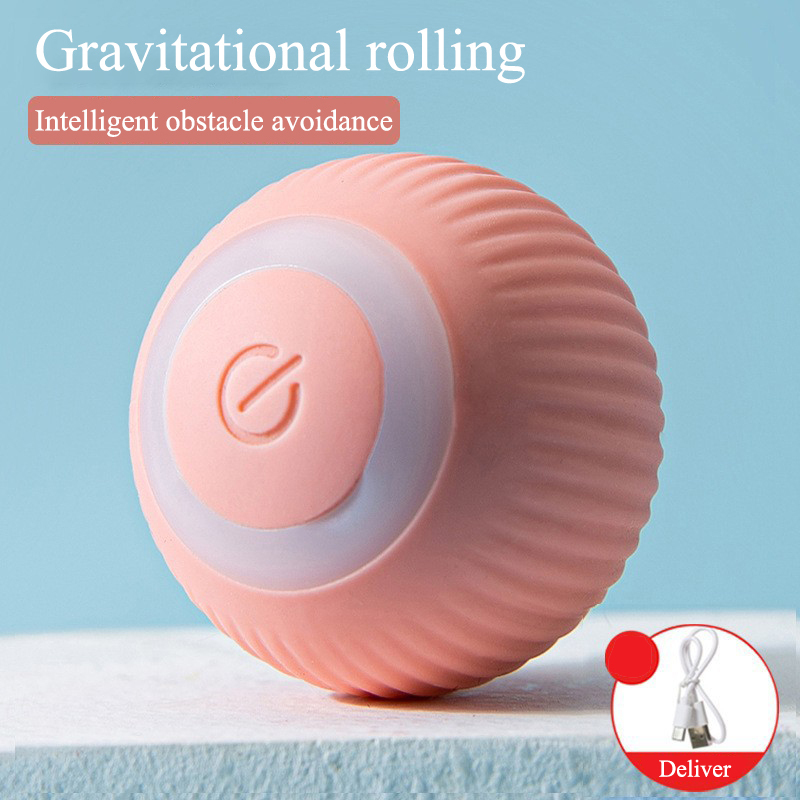 🔥50% off last day🔥Gravity Smart Rolling Ball - Rechargeable Silent Electric Pet Toy