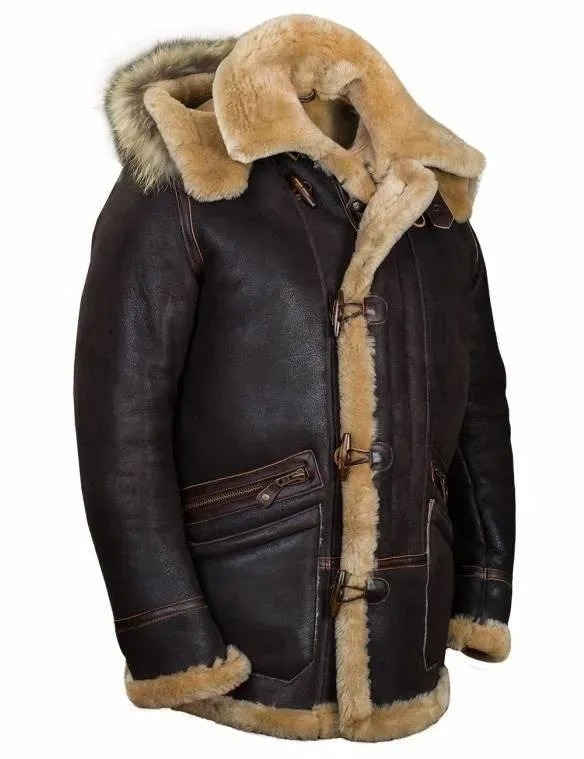 JACKET PILOT FROM SHEEPSKIN B-7 ARCTIC PARKA ART.208[FREE SHIPPING]