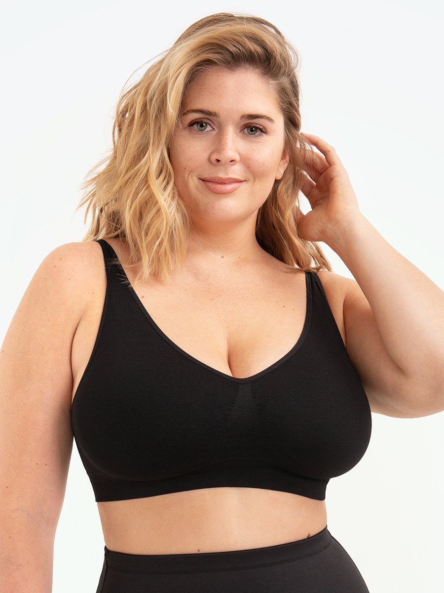 Comfort Wireless plus size sports Bra