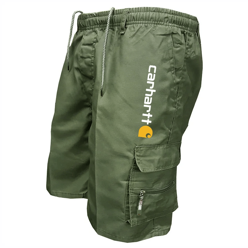🔥Last Day 49% OFF🔥Men's Zipper Pockets Hiking Athletic Running Shorts (Carhartt logo)