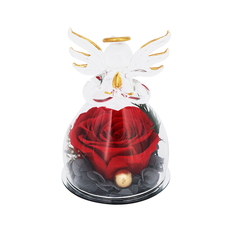 Glowing Little Angel Everlasting Rose Gift