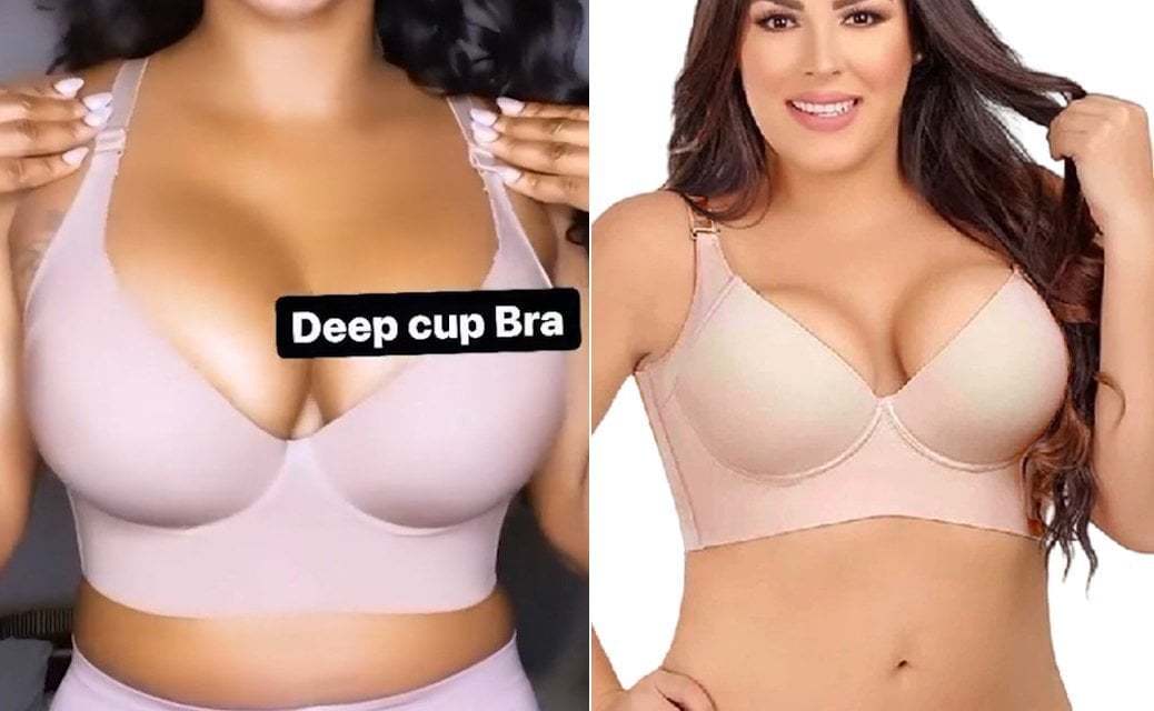 🔥Fashion Deep Cup Bra🔥Bra with shapewear incorporated  (Size runs the same as regular bras)