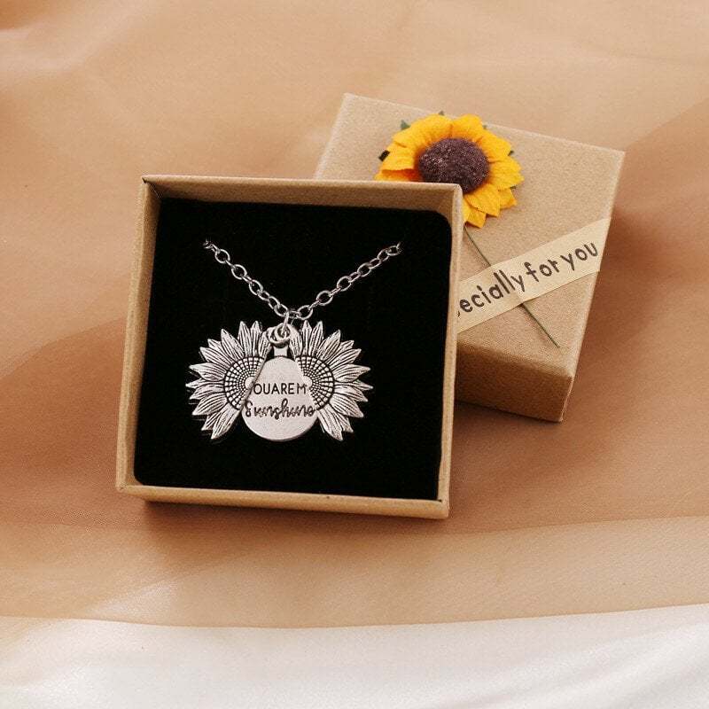 🔥Will return to original price soon🔥Sunflower Necklace-Give a beautiful gift box