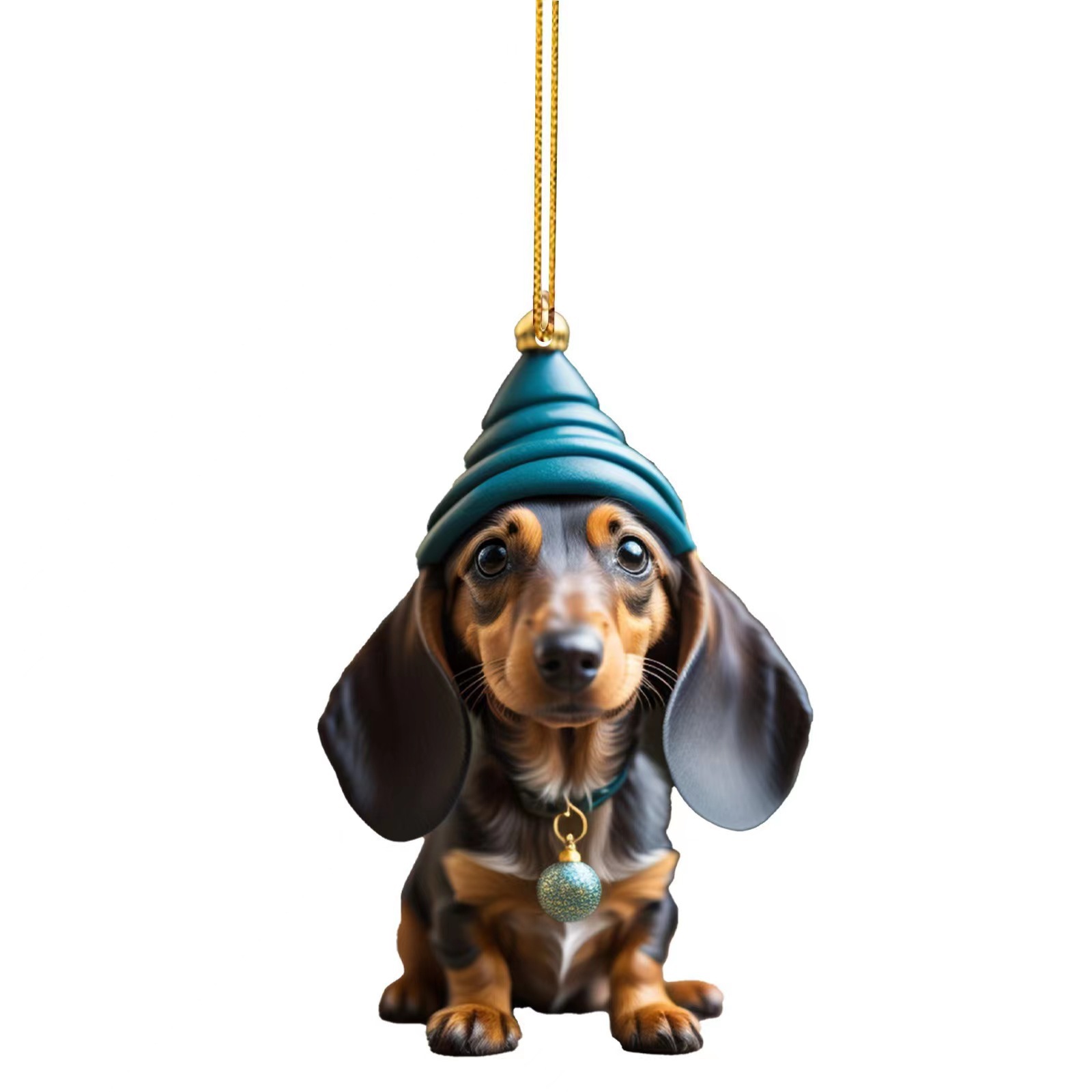 Christmas Cartoon Dog Christmas Tree Ornament
