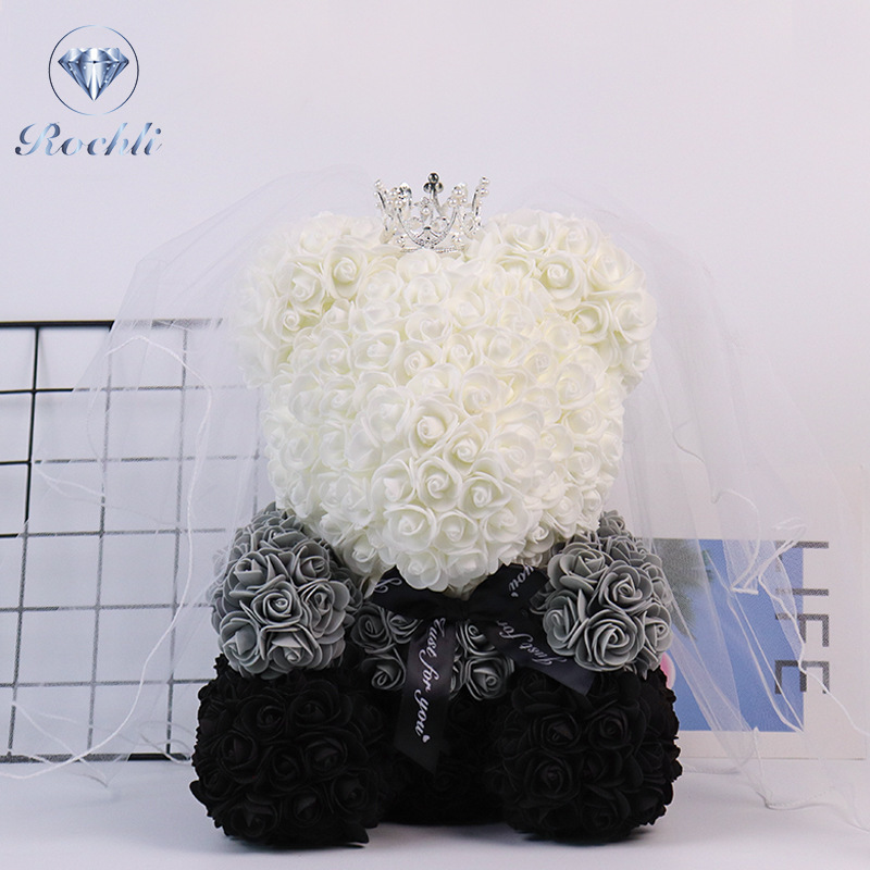 🎄Exclusive Christmas 60% discount🎄Preserved flower rose bear gift