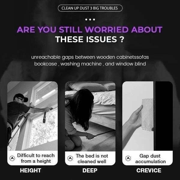 (🎉Big Sale - 49% OFF) Retractable Gap Dust Cleaner