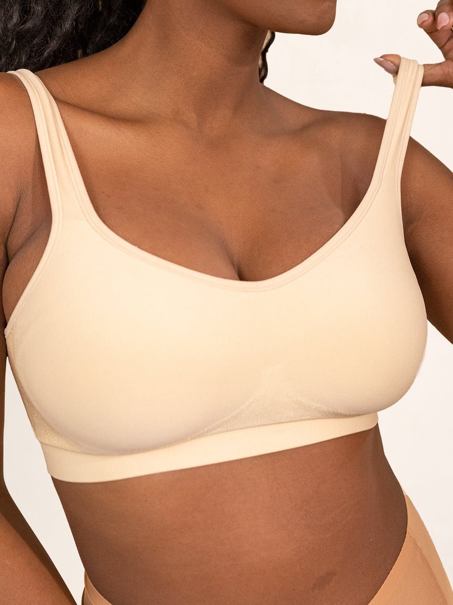 Comfort Wireless plus size sports Bra
