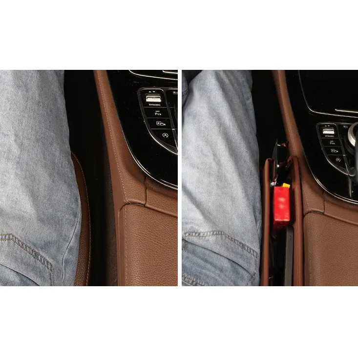 📣HOT SALE🔥Exclusive Logo Leather Car Seat Storage Box