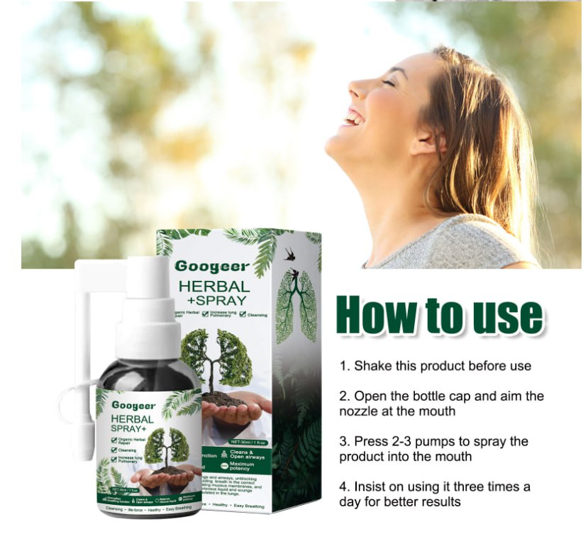 🔥Last Day Promotion- SAVE 60% OFF - Googeer™ Herbal Lung Cleanse Mist