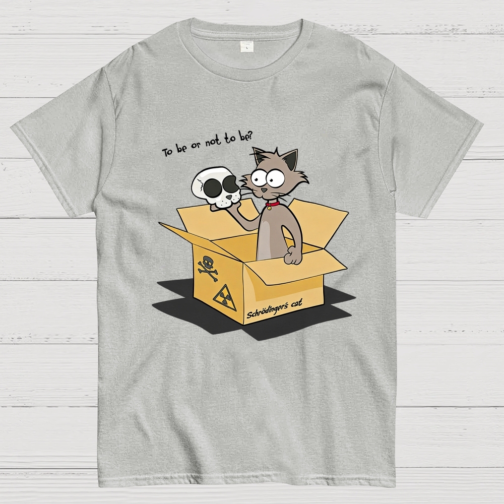 To Be Or Not To Be? Schrödinger's Cat Geek T-Shirt