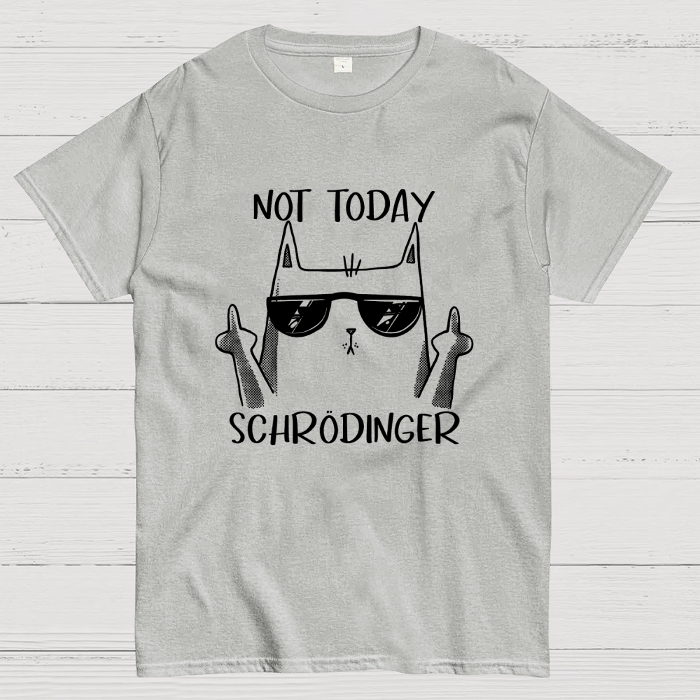 Schrödinger Not Today Geek T-Shirt