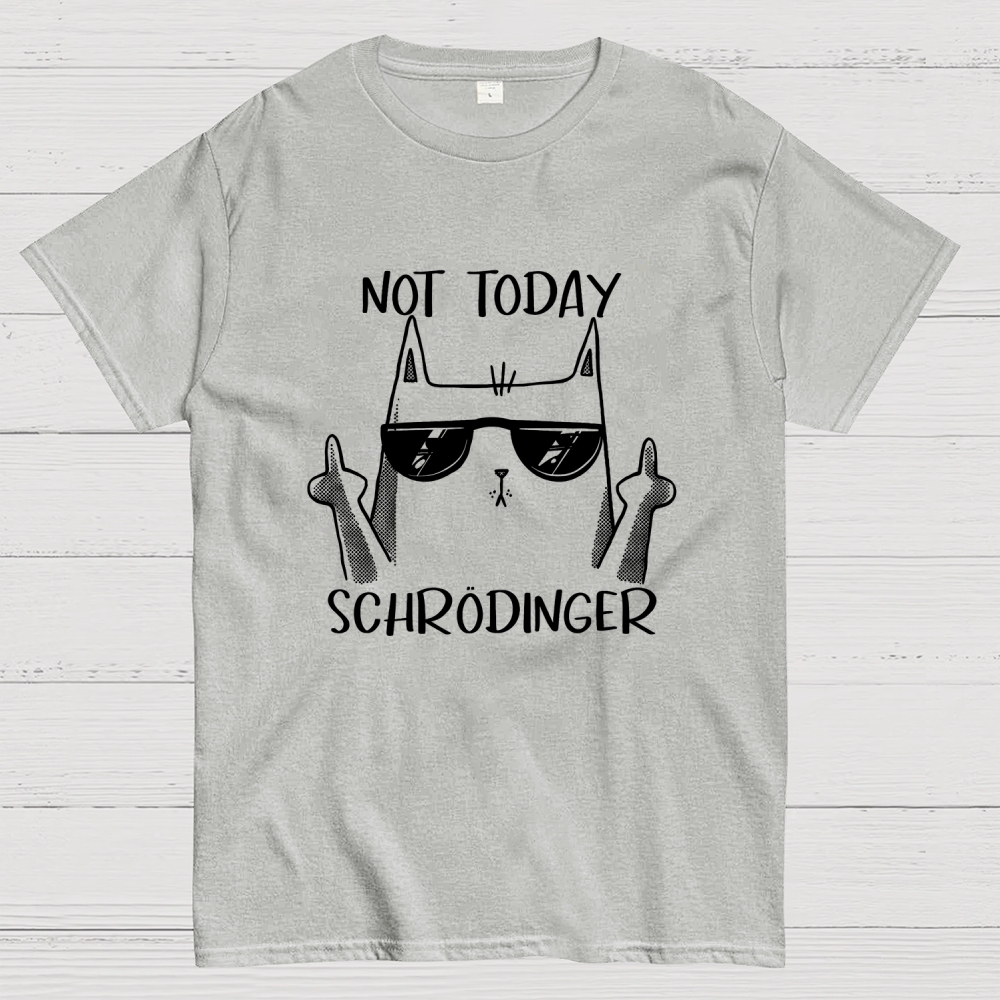Schrödinger Not Today Geek T-Shirt