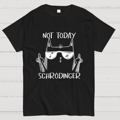 Schrödinger Not Today Geek T-Shirt