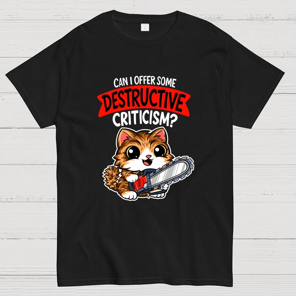Destructive Criticism Geek T-Shirt