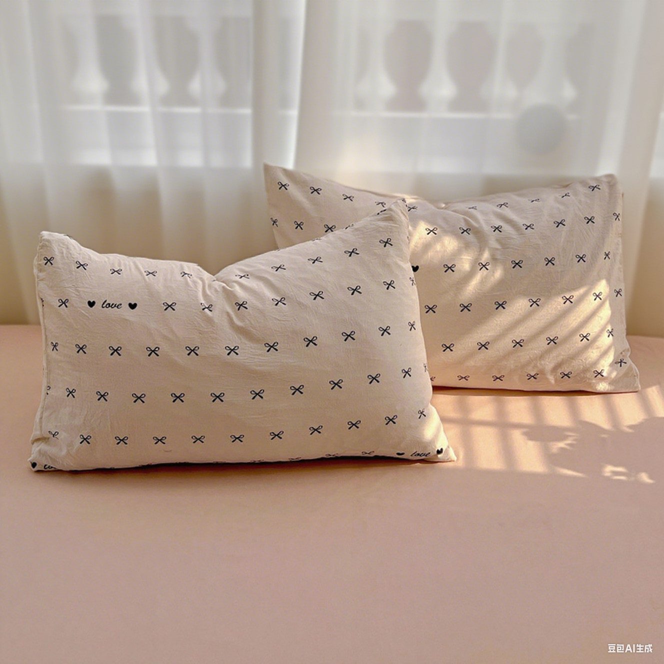 Dutigo Bow Tie Organic Cotton Bedding Set