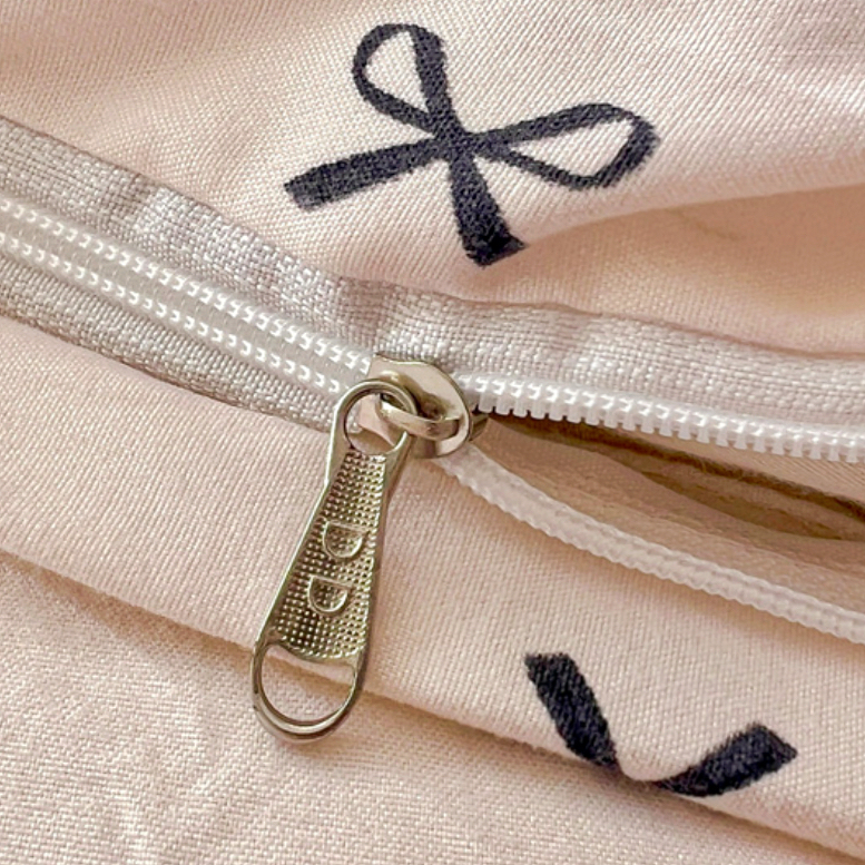 Dutigo Bow Tie Organic Cotton Bedding Set