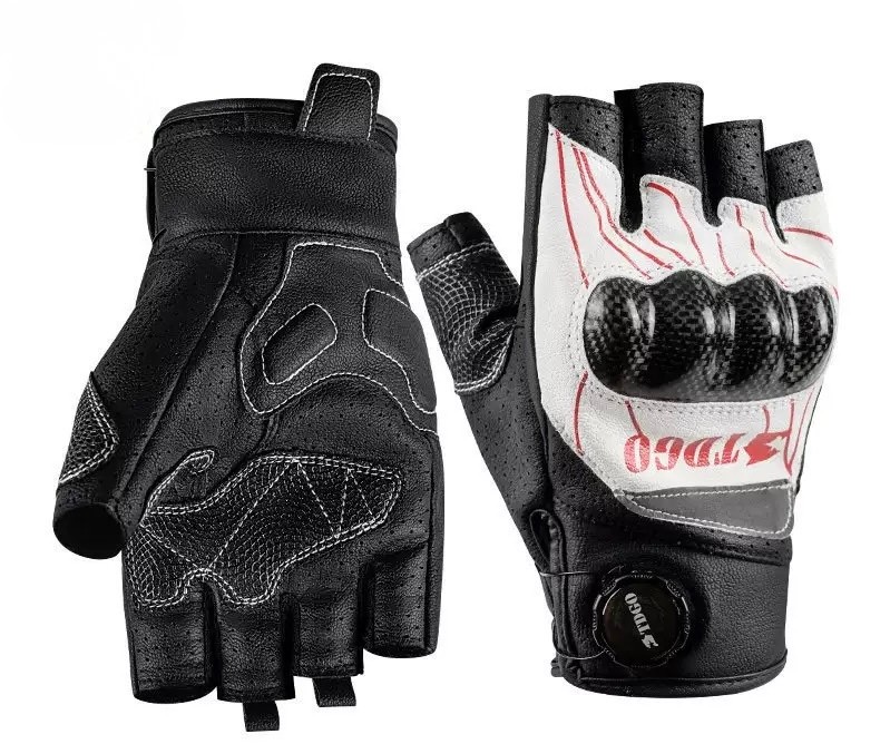GoMotour Motorcycle Gloves with Carbon Knuckle Armor