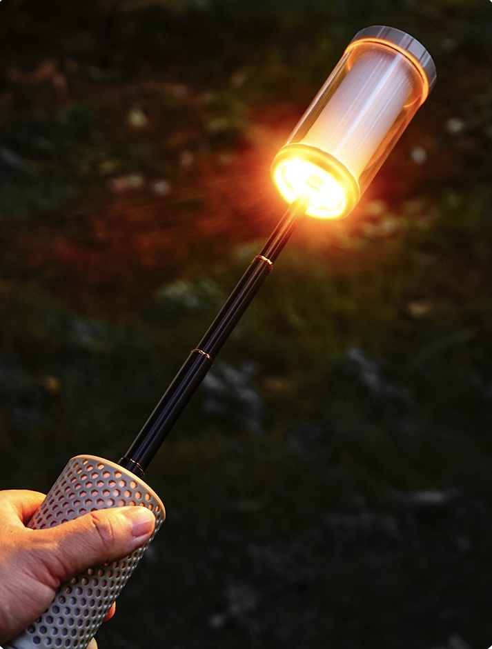 Dutigo Camping Lantern 49cm Magnetic Rechargeable 5H Runtime Brightest