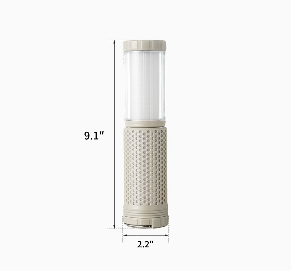 Dutigo Camping Lantern 49cm Magnetic Rechargeable 5H Runtime Brightest