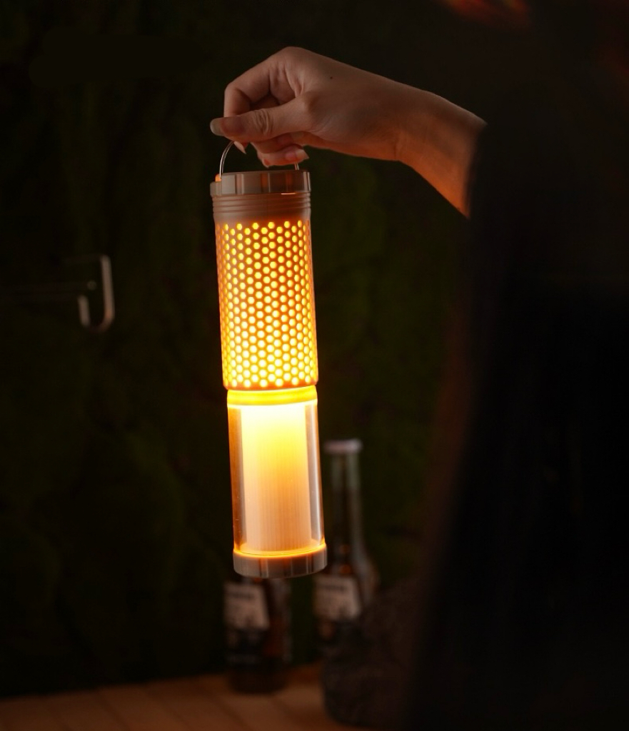 Dutigo Camping Lantern 49cm Magnetic Rechargeable 5H Runtime Brightest