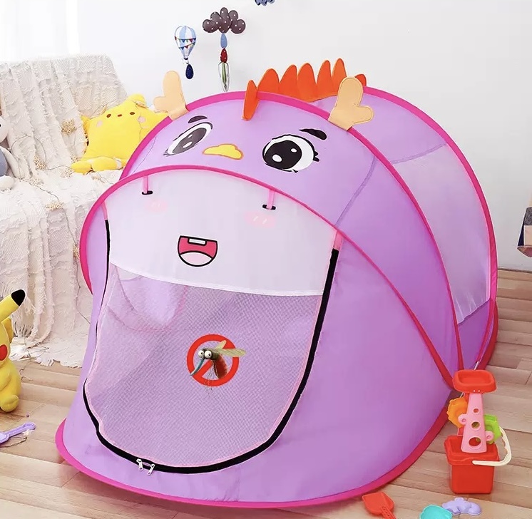 Dutigo Kids Play Tent Instant Pop Up with Crawl Mat Cartoon