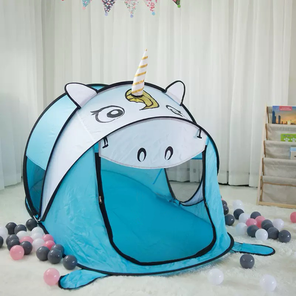 Dutigo Kids Play Tent Instant Pop Up with Crawl Mat Cartoon
