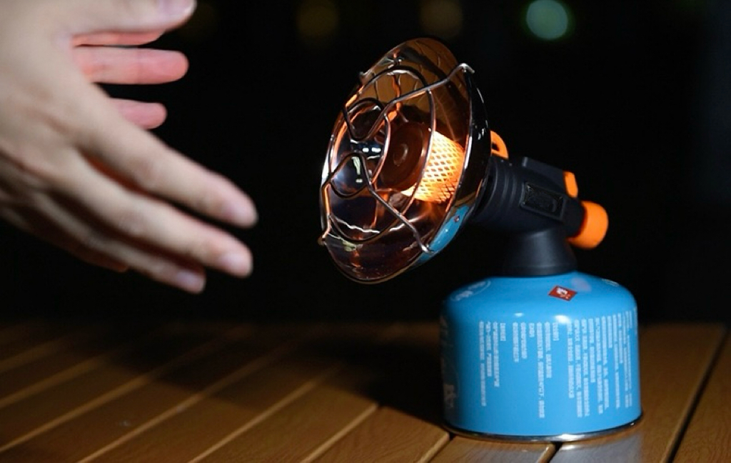 Dutigo Portable Gas Heater Mini Camping Heater 6.7"x6.7"x3.9" for Tent