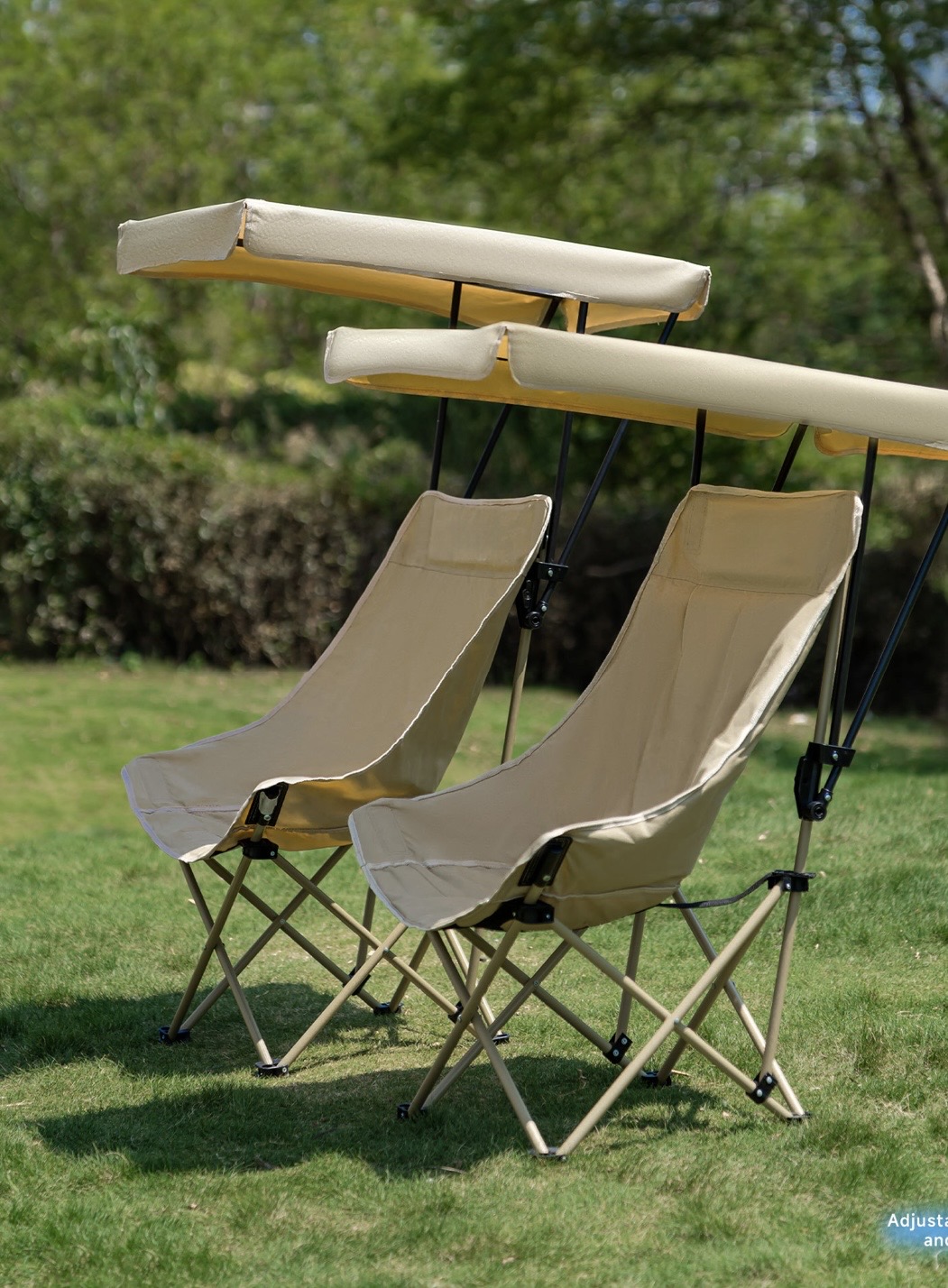 Campwell Camping chair with umbrella