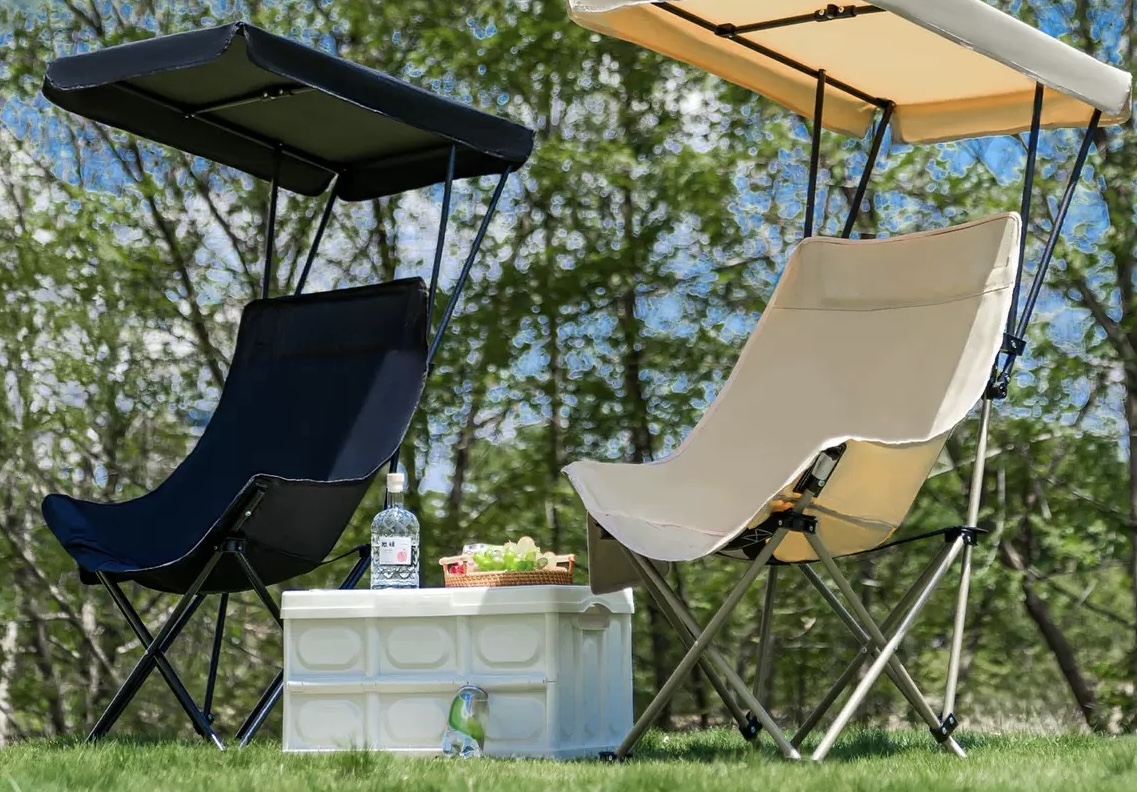 Campwell Camping chair with umbrella