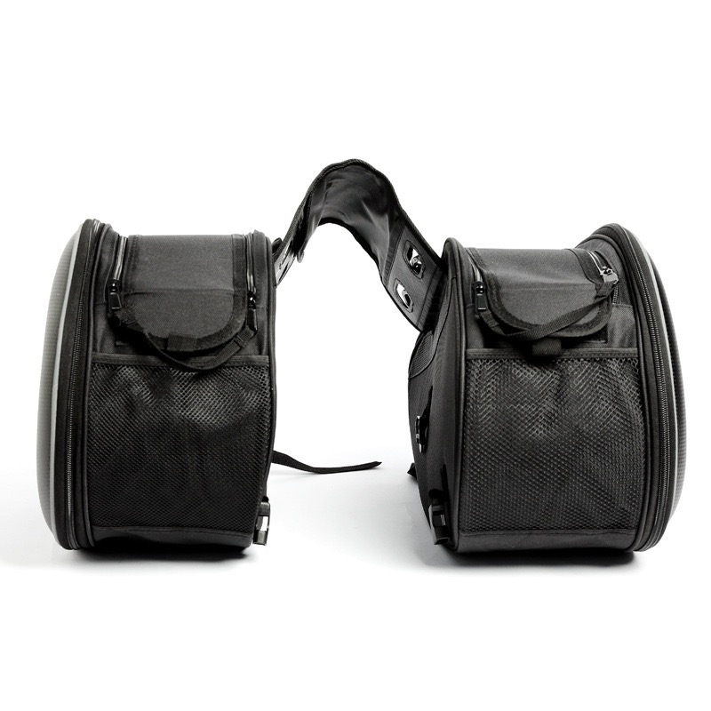 GoMotour Motorcycle Tail Bag Hard Shell 